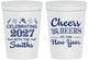 Personalized New Years 16 oz Stadium Cups - 2027 Cheers | 170023
