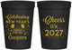 Personalized New Years 16 oz Stadium Cups - 2027 Cheers | 170024