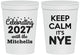 Personalized New Years 16 oz Stadium Cups - 2027 Nye | 170025