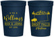 Personalized Wedding 16 oz Stadium Cups - Montana | 175