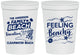 Personalized Family Vacation 16 oz Stadium Cups - Feeling Beachy | 180002