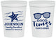 Personalized Family Vacation 16 oz Stadium Cups - Good Times Tan Lines | 180003