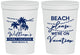 Personalized Family Vacation 16 oz Stadium Cups - Beach Please | 180004
