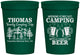 Personalized Family Vacation 16 oz Stadium Cups - Camping Park | 180013