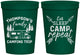 Personalized Family Vacation 16 oz Stadium Cups - Camping Trip | 180016