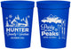 Personalized Family Vacation 16 oz Stadium Cups - Ski Trip Peaks | 180020