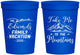 Personalized Family Vacation 16 oz Stadium Cups - Mountains | 180024