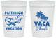 Personalized Family Vacation 16 oz Stadium Cups - Vaca Mode Trip | 180054