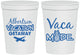 Personalized Family Vacation 16 oz Stadium Cups - Vacay Vibes Trip | 180055