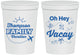 Personalized Family Vacation 16 oz Stadium Cups - Beach | 180056