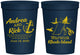 Personalized Wedding 16 oz Stadium Cups - Rhode Island | 188