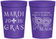 Personalized Mardi Gras 16 oz Stadium Cups - Nola New Orleans | 190006