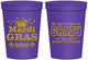 Personalized Mardi Gras 16 oz Stadium Cups - Fleur De Lis | 190009