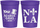 Personalized Mardi Gras 16 oz Stadium Cups - Nola Fleur De Lis | 190014
