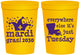 Personalized Mardi Gras 16 oz Stadium Cups - Nola New Orleans | 190016