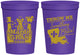 Personalized Mardi Gras 16 oz Stadium Cups - Beads Nola | 190017