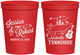 Personalized Wedding 16 oz Stadium Cups - Tennessee | 191