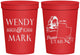 Personalized Wedding 16 oz Stadium Cups - Utah | 193