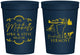 Personalized Wedding 16 oz Stadium Cups - Vermont | 194