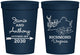 Personalized Wedding 16 oz Stadium Cups - Virginia | 195