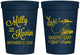 Personalized Wedding 16 oz Stadium Cups - West Virginia | 197