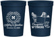 Personalized Wedding 16 oz Stadium Cups - Wyoming | 199