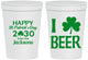 Personalized St Patricks Day 16 oz Stadium Cups - Clover Irish | 200003