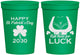Personalized St Patricks Day 16 oz Stadium Cups - Clover Irish | 200008