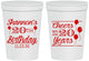 Personalized Birthday 16 oz Stadium Cups - Cheers To 20 Years | 20004