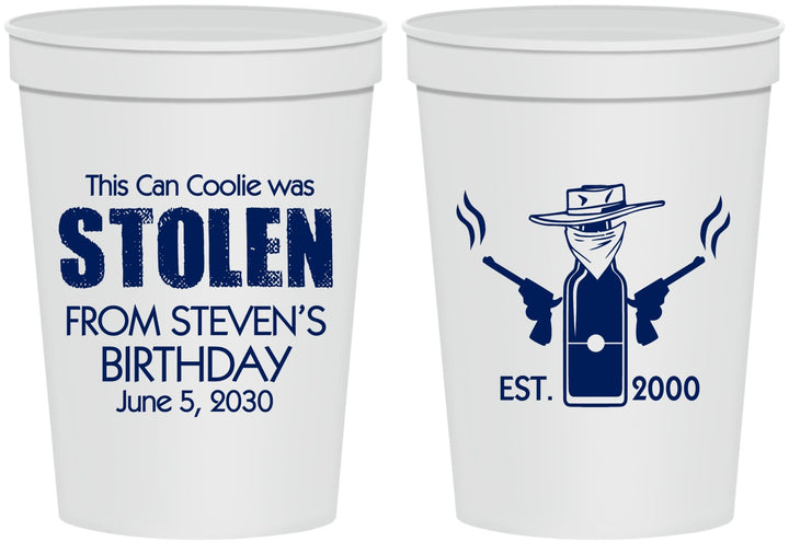Personalized Birthday 16 oz Stadium Cups - 30th | 20007