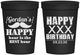 Personalized Birthday 16 oz Stadium Cups - 30th | 20013