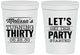 Personalized Birthday 16 oz Stadium Cups - 30th | 20017