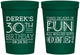 Personalized Birthday 16 oz Stadium Cups - 30th Three Decades Of Fun | 20020