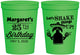 Personalized Birthday 16 oz Stadium Cups - 25th Fiesta | 20035