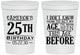 Personalized Birthday 16 oz Stadium Cups - 25th | 20054