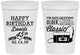Personalized Birthday 16 oz Stadium Cups - 45th Cassette Tape | 20059