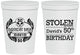 Personalized Birthday 16 oz Stadium Cups - 50th | 20068
