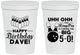 Personalized Birthday 16 oz Stadium Cups - 50th Bowing | 20071