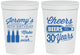 Personalized Birthday 16 oz Stadium Cups - Cheers Beers To 30 Years | 20076