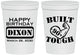 Personalized Birthday 16 oz Stadium Cups - Built Tough | 20078