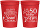 Personalized Birthday 16 oz Stadium Cups - 50th | 20080
