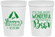 Personalized Birthday 16 oz Stadium Cups - Christmas | 20082