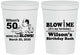 Personalized Birthday 16 oz Stadium Cups - 50th | 20085