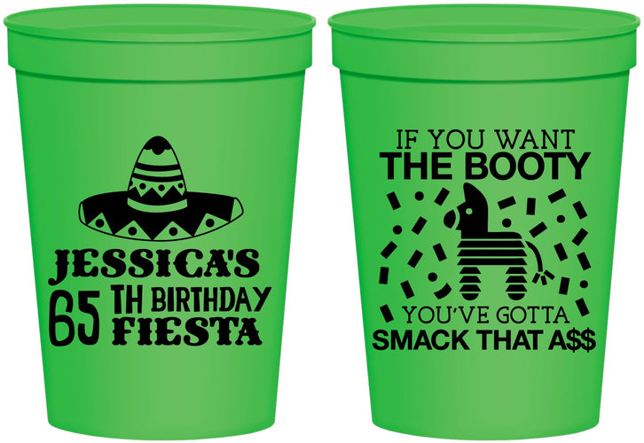 Personalized Birthday 16 oz Stadium Cups - 65th Mexico | 20108