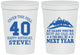 Personalized Birthday 16 oz Stadium Cups - 40th Over The Hill | 20123