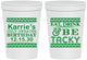 Personalized Birthday 16 oz Stadium Cups - Christmas Eat Drink Tacky | 20137
