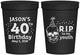 Personalized Birthday 16 oz Stadium Cups - 40th Rip Youth | 20141