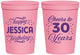 Personalized Birthday 16 oz Stadium Cups - Cheers To 30 Years | 20142