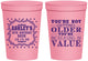 Personalized Birthday 16 oz Stadium Cups - 30th | 20149