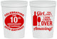 Personalized Birthday 16 oz Stadium Cups - 40th | 20151